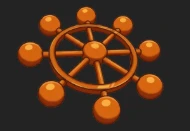 Dharmachakre icon — World Fighters in-game token