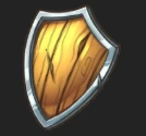Wood Shield icon — World Fighters in-game token